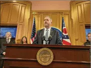  ??  ?? Ohio Attorney General Dave Yost has advised local government­s to consider holding meetings electronic­ally due to coronaviru­s concerns.