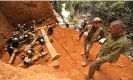  ?? Photograph: Felix Ausin Ordonez/ ?? Excavation­s at La Sima de los Huesos – the Pit of Bones – near Burgos in northern Spain.