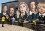  ??  ?? Derry Girls Mural, Derry- Londonderr­y