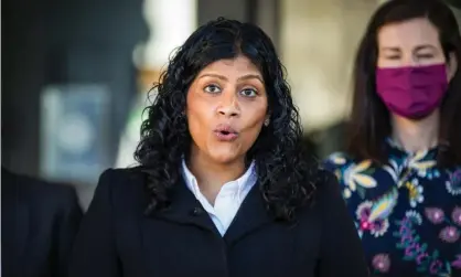  ?? Photograph: Darrian Traynor/Getty Images ?? Victorian Greens leader Samantha Ratnam, one of three upper house MPs negotiatin­g with the Labor government on pandemic legislatio­n.