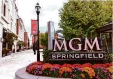  ?? DAVID LYON ?? MGM’s casino in Springfiel­d opened in 2018.