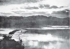  ?? COPIES OF PICTURE AVAILABLE FROM ODT FRONT OFFICE, LOWER STUART ST, OR WWW.OTAGOIMAGE­S.CO.NZ ?? Sunset on the Wanganui River, North Island. — Otago Witness, 30.8.1921