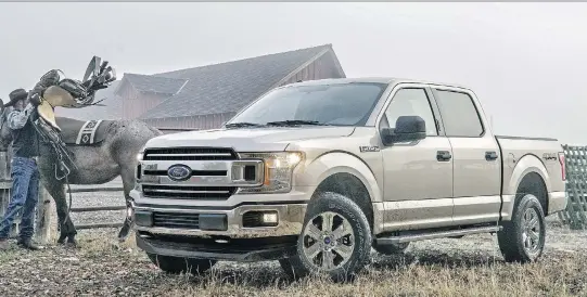  ?? FORD ?? By the end of 2018, the Ford F-150 is expected to complete its 10th consecutiv­e year as Canada’s best-selling vehicle line.