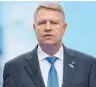  ?? FOTO: AFP ?? Antikorrup­tionskämpf­er mit deutschen Wurzeln: Präsident Klaus Iohannis.