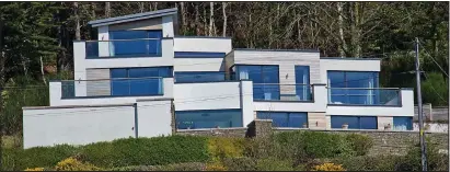  ??  ?? Dream home: The environmen­tally friendly house in Cwm Dyserth, North Wales, has now been sold