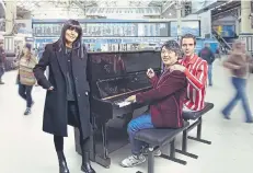  ?? ?? Claudia Winkleman, Lang Lang and Mika. Pic: Channel 4/Nic Serpell-Rand