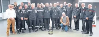  ??  ?? Le Corps de Sapeurs Pompiers de Villebrumi­er