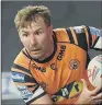  ??  ?? MICHAEL SHENTON: Crosses for Castleford’s second try.