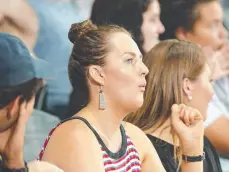  ??  ?? Fans were out in force to support their NTFL heroes at TIO Stadium yesterday, with the Premier League Grand Final firing up supporters most of all