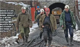  ??  ?? država Će u . subvencion­isati rudnik „resavica“sa miliona evra. umesto iscrpenih nalazišta uglja, biĆe otvoren nov rudnik kod kostolca