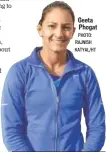  ?? PHOTO: RAJNISH KATYAL/HT ?? Geeta Phogat