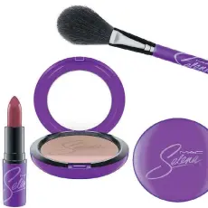  ??  ?? MAC Cosmetics’ new Selena collection is named for Selena Quintanill­a, a Mexican-American Tejano singer popular in the 1980s and ’90s.