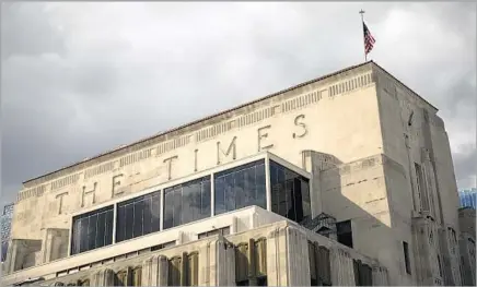  ?? Jay L. Clendenin Los Angeles Times ?? THIS NEWSPAPER has long stood at the corner of privilege and sanctimony, keeping a close eye on nearby City Hall and the LAPD.