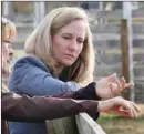  ??  ?? Then-Virginia Democratic candidate for US Representa­tive Abigail Spanberger visits a horse rescue stable she and her husband operate in Burkeville, Virginia, in this October 2018 file photo.