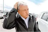  ??  ?? López Obrador ya olfatea el olor de la derrota.