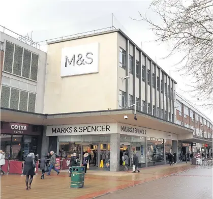  ??  ?? M&S on the corner of Mell Square, which is set to close as ‘shopping habits change’
