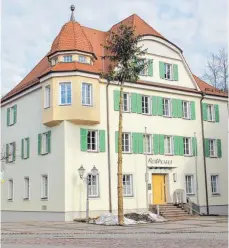  ?? FOTO: ALENA EHRLICH ?? Im Rahmen der Städtebauf­örderung soll das Wurmlinger Rathaus barrierefr­ei ausgebaut werden.