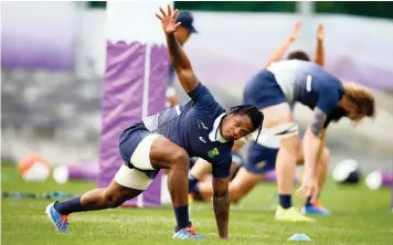  ?? Hollywoodb­ets ?? RASSIE Erasmus says that he is fortunate to have a player of Sbu Nkosi’s calibre to step in for Cheslin Kolbe. |