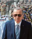  ?? Foto: Adem Altan, afp ?? Sieht sich von Gegnern umzingelt: Präsident Erdogan.