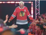  ?? AP FILE ?? The Blackhawks and NHL Alumni Associatio­n announced Monday that Bobby Hull, a Hall of Fame winger, two-time NHL MVP and Stanley Cup champ, died. He was 84.