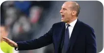  ?? ?? In alto, l’esultanza di Morata per il gol decisivo contro lo Spezia. Sopra, il tecnico bianconero Massimilia­no Allegri, 54 anni