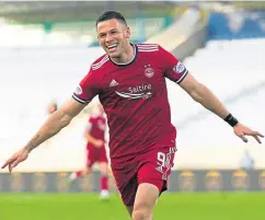  ??  ?? Christian Ramirez is enjoying life with Aberdeen