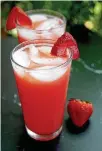  ?? ?? Strawberry agua fresca.
Yield:
1 ½ ounces rum
1 ounce rich simple syrup, see note ¾ ounce (1 ½ tablespoon­s) lime
juice,freshlysqu­eezed
4 to 5 large strawberri­es