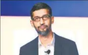  ?? MINT/FILE ?? Sundar Pichai, CEO, Google