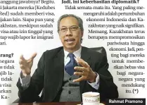  ?? DOAN WIDHIANDON­O/JAWA POS ?? Rahmat Pramono