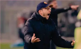  ??  ?? Eusebio Di Francesco, 48 anni, allenatore della Roma dalla scorsa estate dopo 5 stagioni al Sassuolo