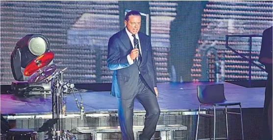  ?? (LA VOZ/ARCHIVO) ?? Su última vez acá. Luis Miguel en 2015, cuando ofreció dos conciertos en el Orfeo. Ahora regresa con un perfil muy distinto.