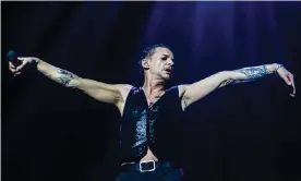  ?? AFP/Getty Images ?? Dave Gahan on tour with Depeche Mode in Amsterdam, 2018. Photograph: Paul Bergen/