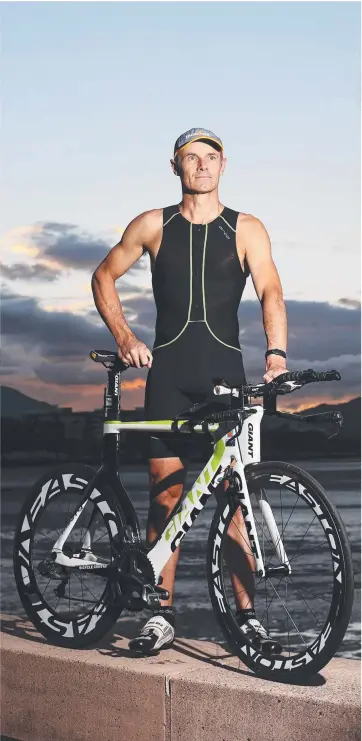  ?? Picture: BRENDAN RADKE ?? GLUTTON FOR PUNISHMENT: Triathlete Gary Bryant is one of only three locals who have competed in all five Ironman races held in Cairns.