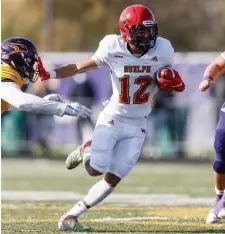  ?? GUELPH GR Y PH ONS PHOTO ?? Kiondre Smith was drafted by the Hamilton Tiger-Cats from the Guelph Gryphons in the fourth round.