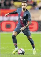  ?? FOTO: AP ?? Neymar, jugador del PSG