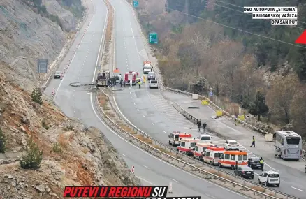  ?? ?? deo autoputa „struma“u bugarskoj važi za opasan put