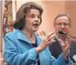  ?? JUSTIN SULLIVAN, GETTY IMAGES ?? California’s Dianne Feinstein is among senators who wrote to top retail CEOs.