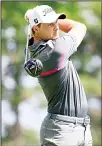  ??  ?? Peter Uihlein hits his drive on the sixth hole during the fourth and final round of the Nationwide Children’s Hospital Championsh­ip held at The Ohio State University Golf Club on Sept 3, in Columbus, Ohio. (AFP)