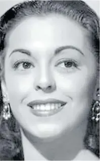  ??  ?? La actriz y cantante, que interpretó fundamenta­lmente papeles del Oeste, como ‘Río Bravo’, fue amiga de famosos