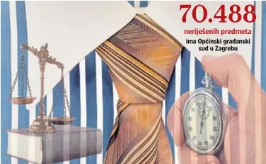  ??  ?? Na kraju prvog kvartala broj neriješeni­h predmeta smanjen prema kraju 2015. za 4,11%, na 536.109