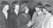  ?? FRANK GRANT/TORONTO STAR FILE PHOTO ?? Michele Finney of CBC’s Razzle Dazzle got to interview the Beatles.