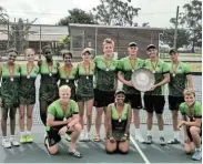  ?? ?? REPEAT VICTORY: Pearson successful­ly defended their title in the annual mixed doubles tennis tournament hosted by Selborne and Clarendon Girls’ in East London at the weekend