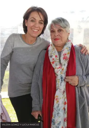  ??  ?? VALERIA GÓMEZ Y LUCILA MARCUE