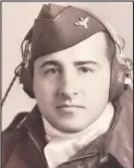  ??  ?? ■ Charles ‘Eddie’ Burdick, the American pilot who died in 1944, after his aircraft crashed near Blackbrook Reservoir. (Photo courtesy of family collection).