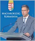  ?? ?? Bejelentés
Gulyás Gergely a kormányinf­ón vázolta, hogy mit terveznek az adónemmel