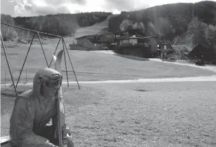  ?? LISA RATHKE/ASSOCIATED PRESS ?? Sugarbush Resort in Warren, Vt., on Wednesday. In the tight labor market, ski areas are having a tough time hiring seasonal workers, so they’re upping the ante by boosting wages, offering more worker housing and other incentives.