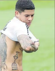  ?? FOTO: GETTY ?? El defensa tiene tatuada la Copa Libertador­es