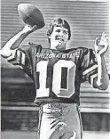  ??  ?? Mike Pagel during his playing days at ASU.