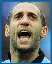  ??  ?? CULT HERO: Zabaleta