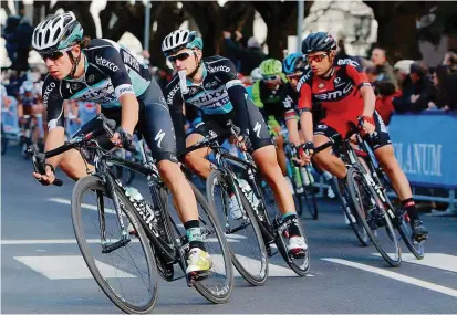  ?? FOTO ?? Rigoberto Urán ha corrido siete carreras en lo que va corrido del año, logrando cinco top-10. En la Tirreno-Adriático fue tercero y en Cataluña quinto.